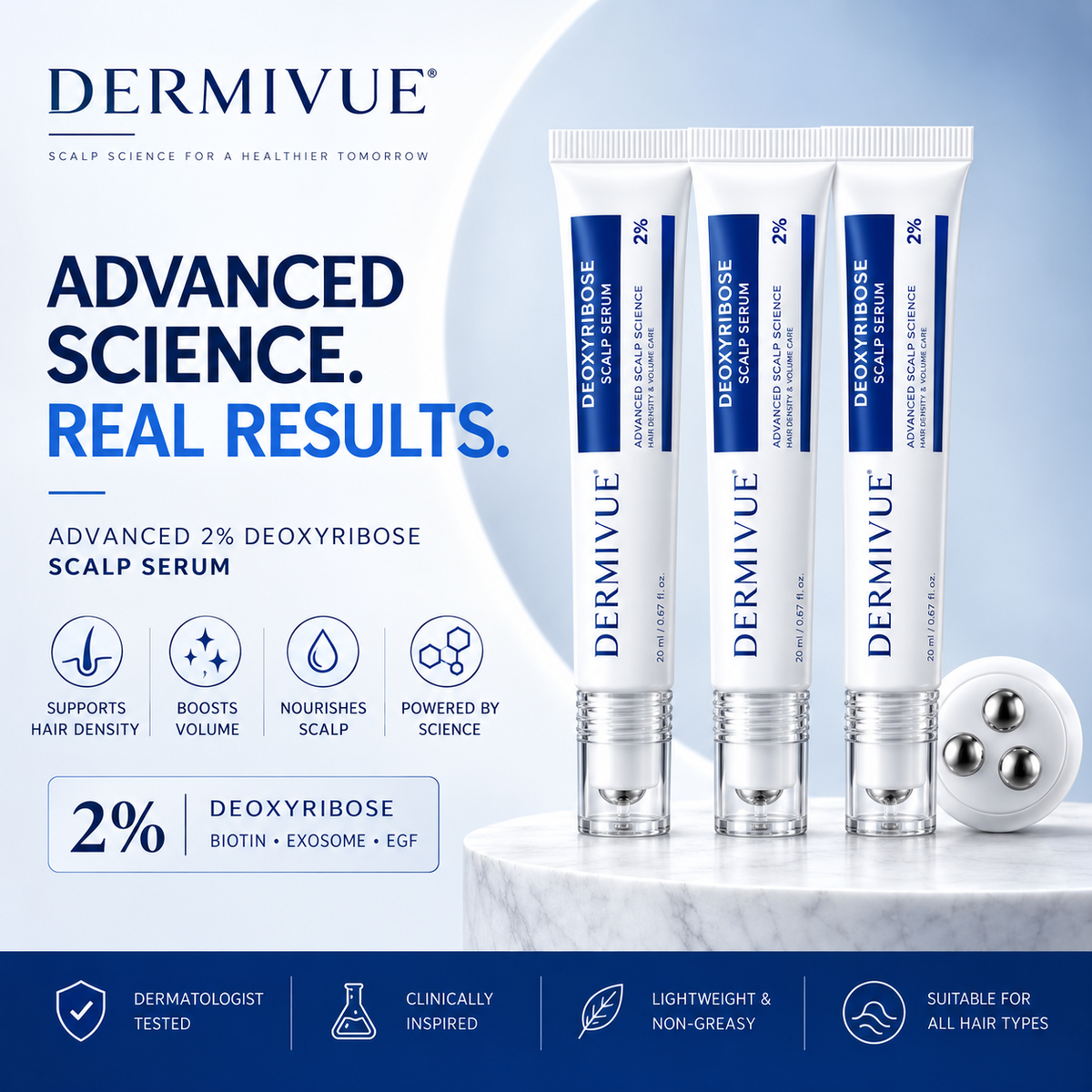 Deoxyribose Scalp Serum
